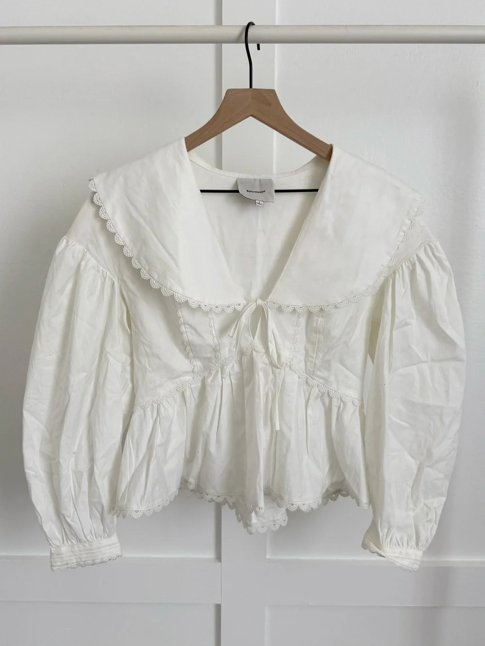 Reformation Renna Top White